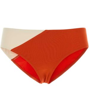 Eres Echos Stretch Nylon Bikini Bottom - Red