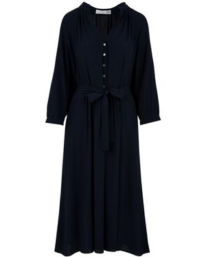 Douuod Jurken Blauw - Zwart