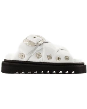 Toga Aj1317 Sandalen Leer Wit