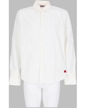HUGO Stretch Cotton Shirt - White