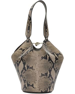 KHAITE "Lotus" Small Shoulder Bag - Grey