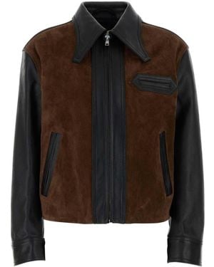 Marni Two-Tone Leather Jacket - Black