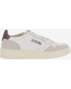 Autry Medalist Low Suede Trainers - White