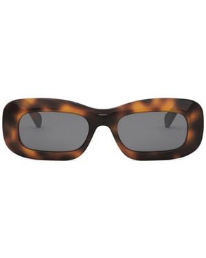 Celine Sonnenbrille Cl40294 I 53 A Havanna/Grau Damen - Braun