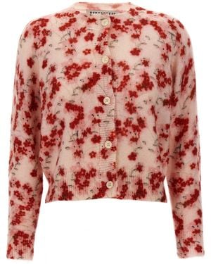 BERNADETTE "Violetta" Cardigan - Rosso