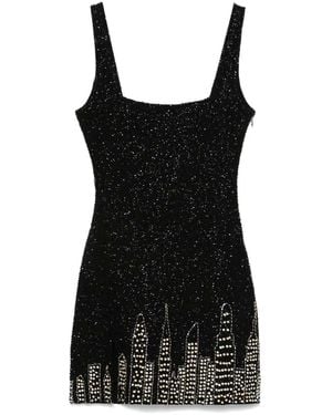 STAUD Le Sable Short Dress - Black