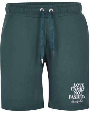 FAMILY FIRST Familien erste Shorts aus Baumwolle - Grün