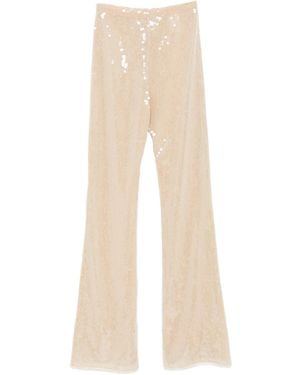Oséree Marylin Flared Long Trousers - White
