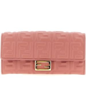 Fendi 'Continental Baguette' Brieftasche auf der Kette - Pink