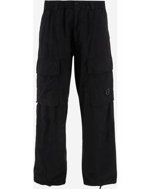C.P. Company Cotton Cargo Hosen - Schwarz