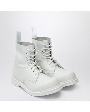 Mm6 X Dr.Martens Lace-Up Boot - White