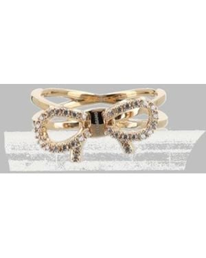 Ferragamo Sculpted Polished Ring - Metallic