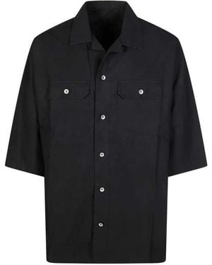 Rick Owens Magnum Tommy Button-Down Shirt - Black