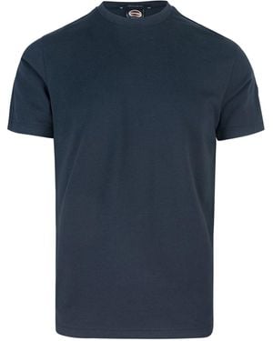 Colmar T -Shirt Blu in Piquet - Blau