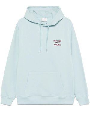 Drole de Monsieur Le Hoodie Slogans - Blau