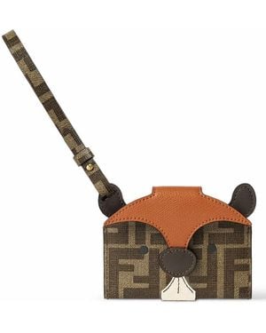 Fendi "Best Friend Forever" Card Holder - White