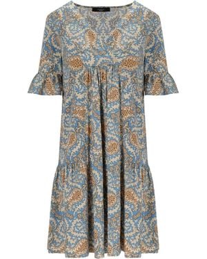 Weekend by Maxmara Fuoco Multicoloured Dress - Grey