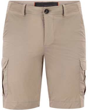 Rrd Stretch Technical Cargo Bermuda Shorts - Natural
