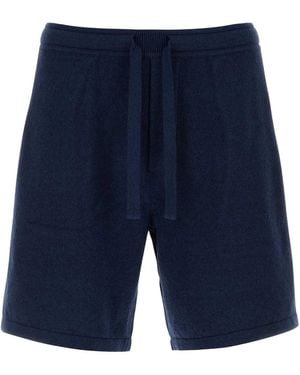 Dolce & Gabbana Solid Shorts - Blue