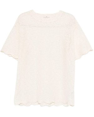 Ermanno Scervino Embroidered T-Shirt - White