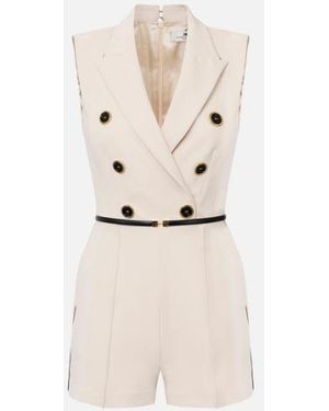 Elisabetta Franchi Pak Met Piping - Naturel