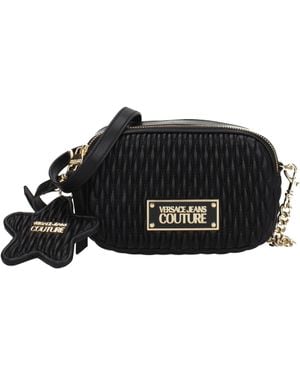 Versace Jeans Couture Borse A Tracolla Couture Donna Poliuretano Nero - Black