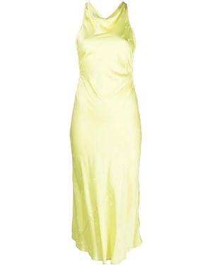 Forte Forte Midikleid Mit Stern-Jacquard - Gelb