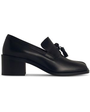 Maison Margiela 'tabi' schwarze Lear -Laibers