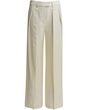 Brunello Cucinelli Tailored Trousers - White