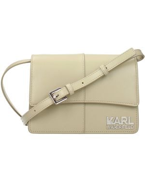 KARL LAGERFELD Kore Crossbody Bag Polyurethane/Tea - Metallic