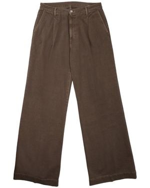 Nine:inthe:morning Wide-Leg Jeans - Brown