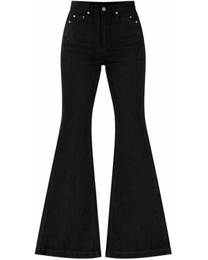 Rick Owens Drkshdw Bolan Bootcut Waxed Jeans - Black