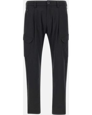 Herno Functionele Zwarte Vrachtbroek Voor Mannen - Blauw