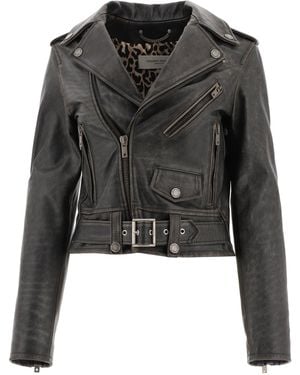 Golden Goose Leather Jacket - Black
