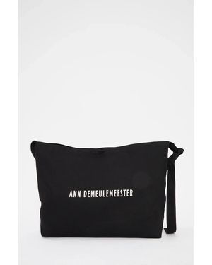 Ann Demeulemeester Ich'm Ich werde mich bei Ihnen melden müssen. - Schwarz