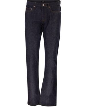 A.P.C. Jean New Standard Jeans aus reiner, fester Denim-Baumwolle - Blau