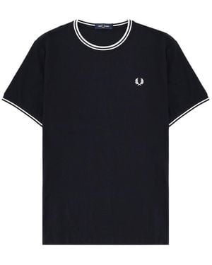 Fred Perry T-Shirt With Logo - Black