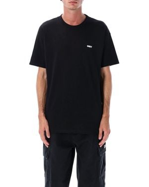 Obey T Shirts And Polos - Black