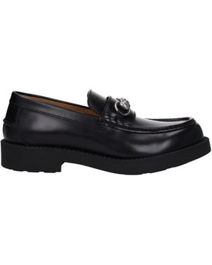 Gucci Herrens Mokassins aus schwarzem Leder
