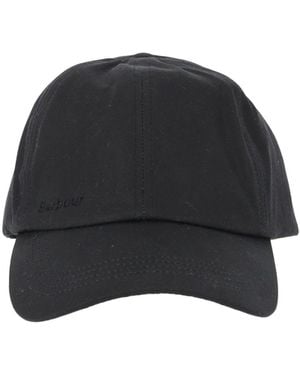 Barbour Wax Sportpet - Zwart
