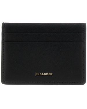 Jil Sander Logo -Kartenhalter - Schwarz