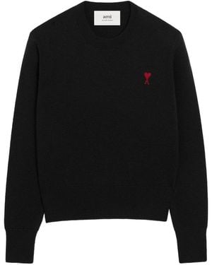 Ami Paris Ami de Coeur Wollpullover - Schwarz
