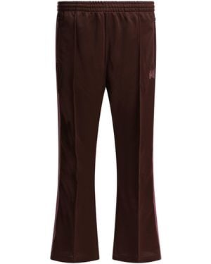 Needles "Boot-Cut Poly Smooth" Sport Pants - Brown