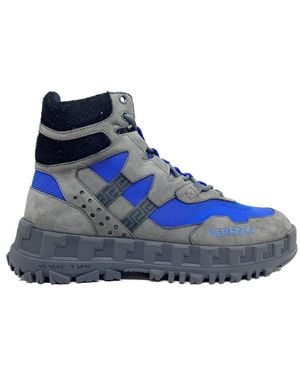 Versace Stivali Da Trekking - Blu