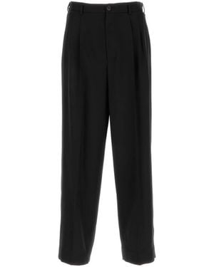 Magliano Wool Wide Leg Pant - Black