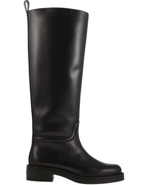 Stuart Weitzman Celia Lederstiefel - Schwarz
