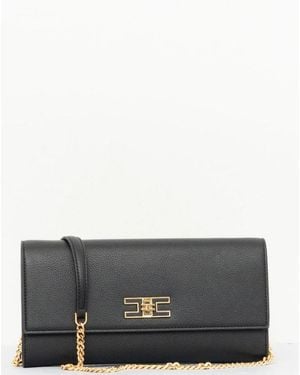 Elisabetta Franchi Logo Shoulder Strap - Grey