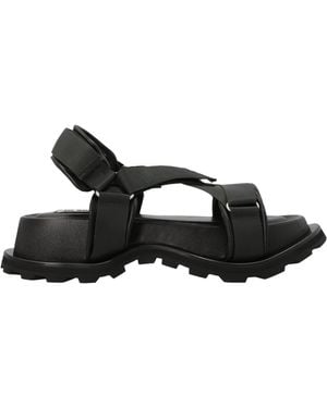 Jil Sander Sandali Con Plateau - Nero
