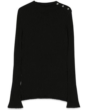 Versace Knit Sweater Rib Series - Black