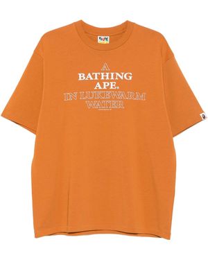 A Bathing Ape ♪ Ich'm Ich werde ein Bad nehmen und mich entspannen ♪ - Orange